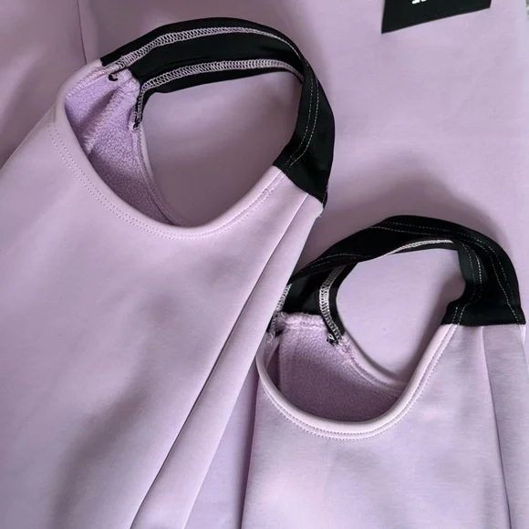 ASOS 4505 Ski Suit One Piece Snowsuit Purple Retro Stirrup Women’s US 8 - Picture 14 of 15